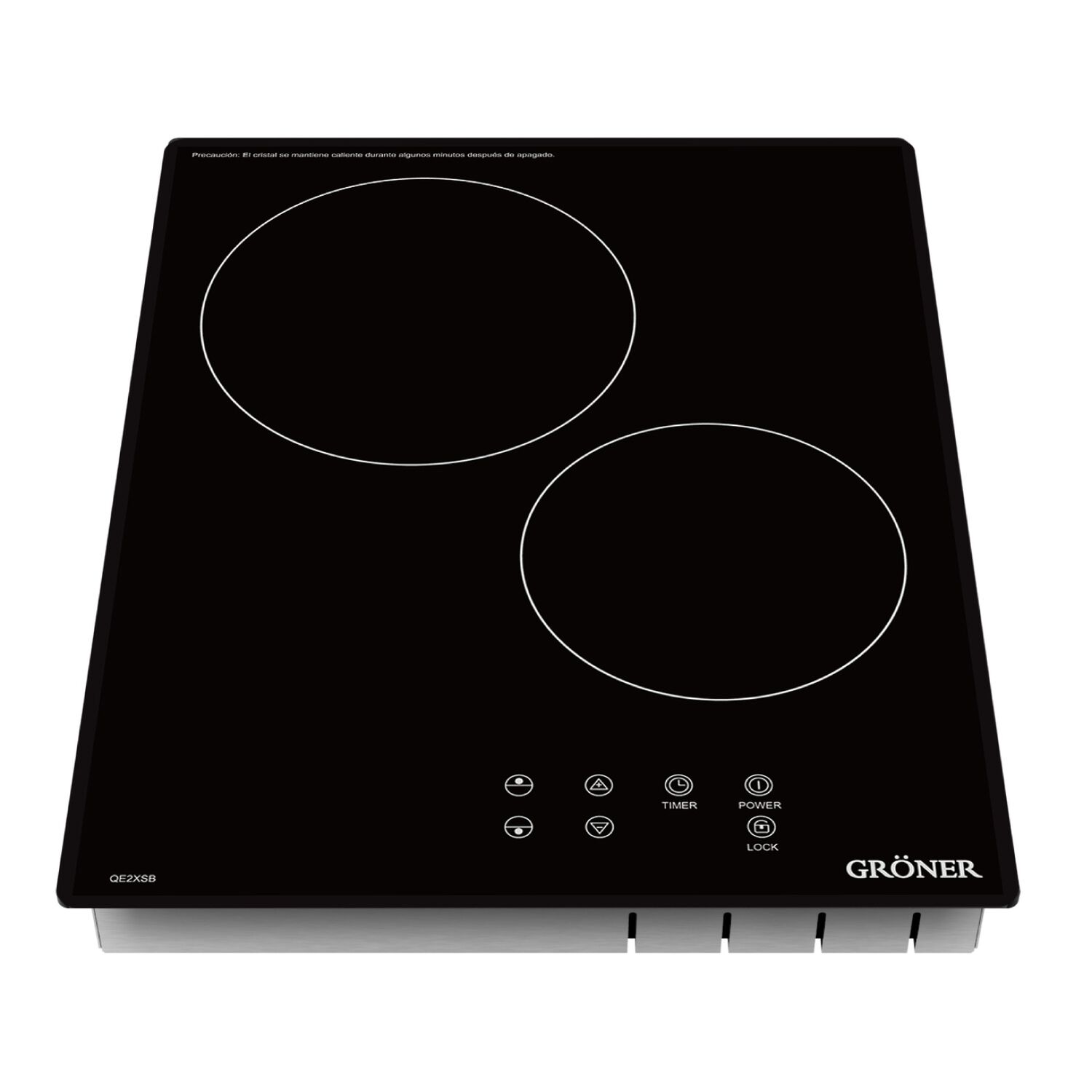Encimera Vitrocer&aacute;mica Gr&ouml;ner Touch Black Xs 2q image number 0.0