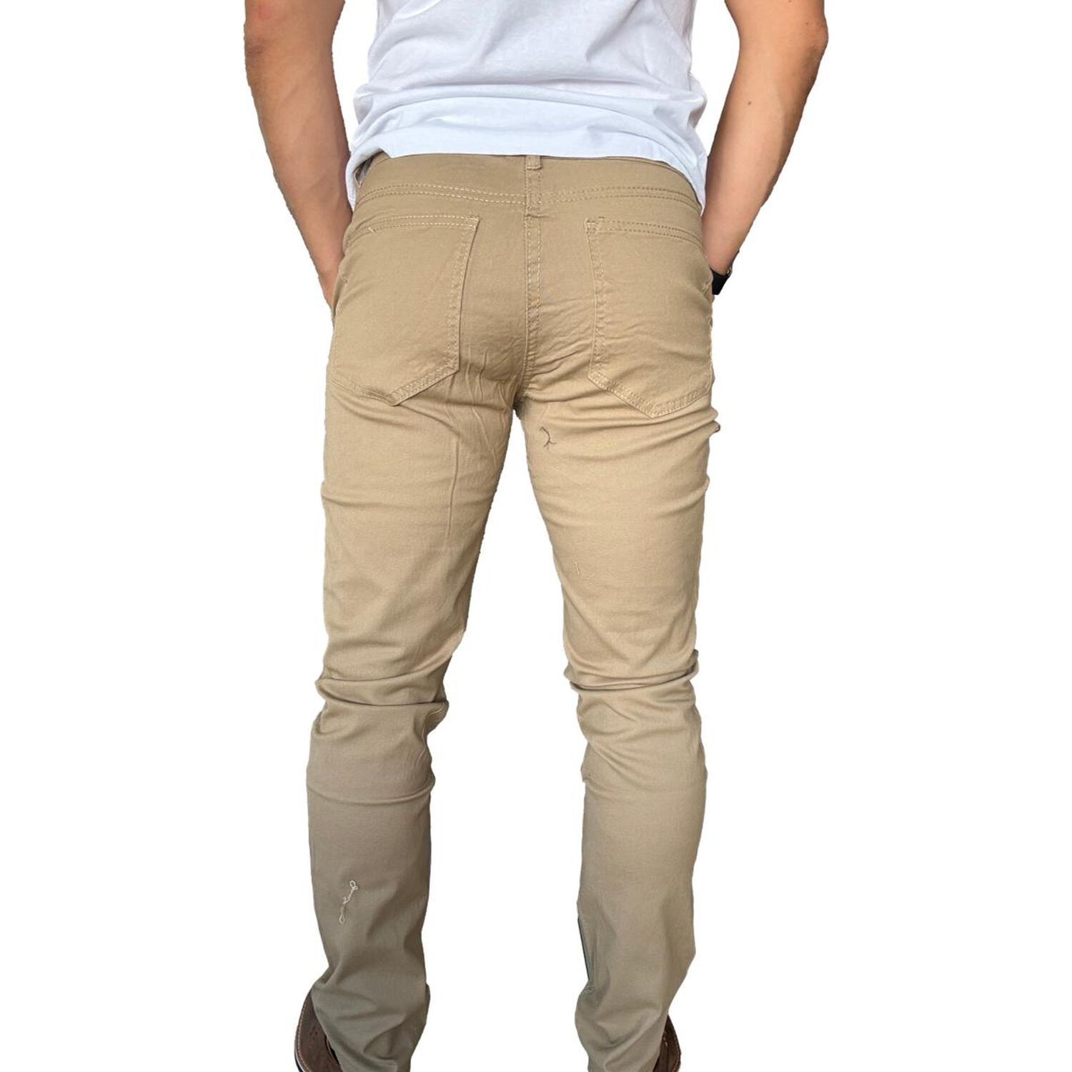 Pantal&oacute;n Tela Elasticado Slim Fit Bolsillo Argentino image number 13.0