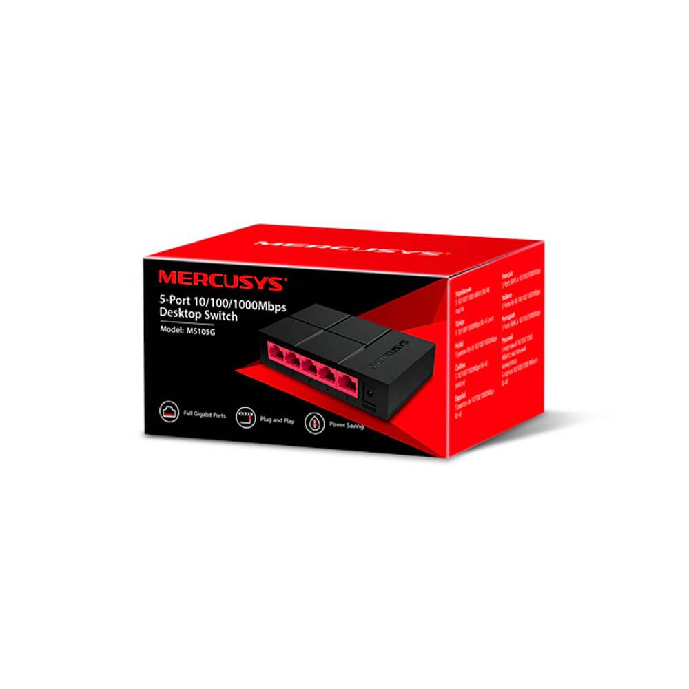 Mercusys Ms105g 5-port 10/100/1000m image number 3.0