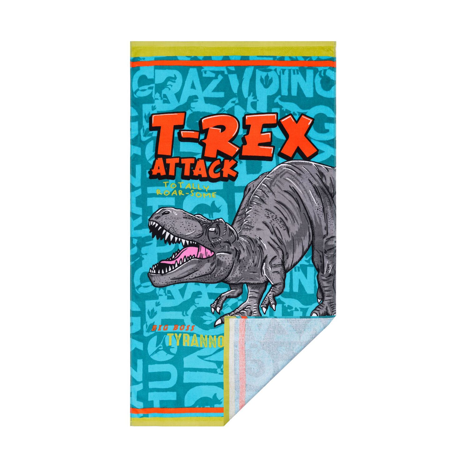 Toalla De Playa Casaideal Kids Trex 27 / 70x140 Cm image number 5.0