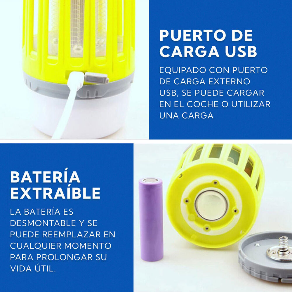 Lampara Led Anti Mosquitos Contra Agua Pro Outdoor image number 3.0