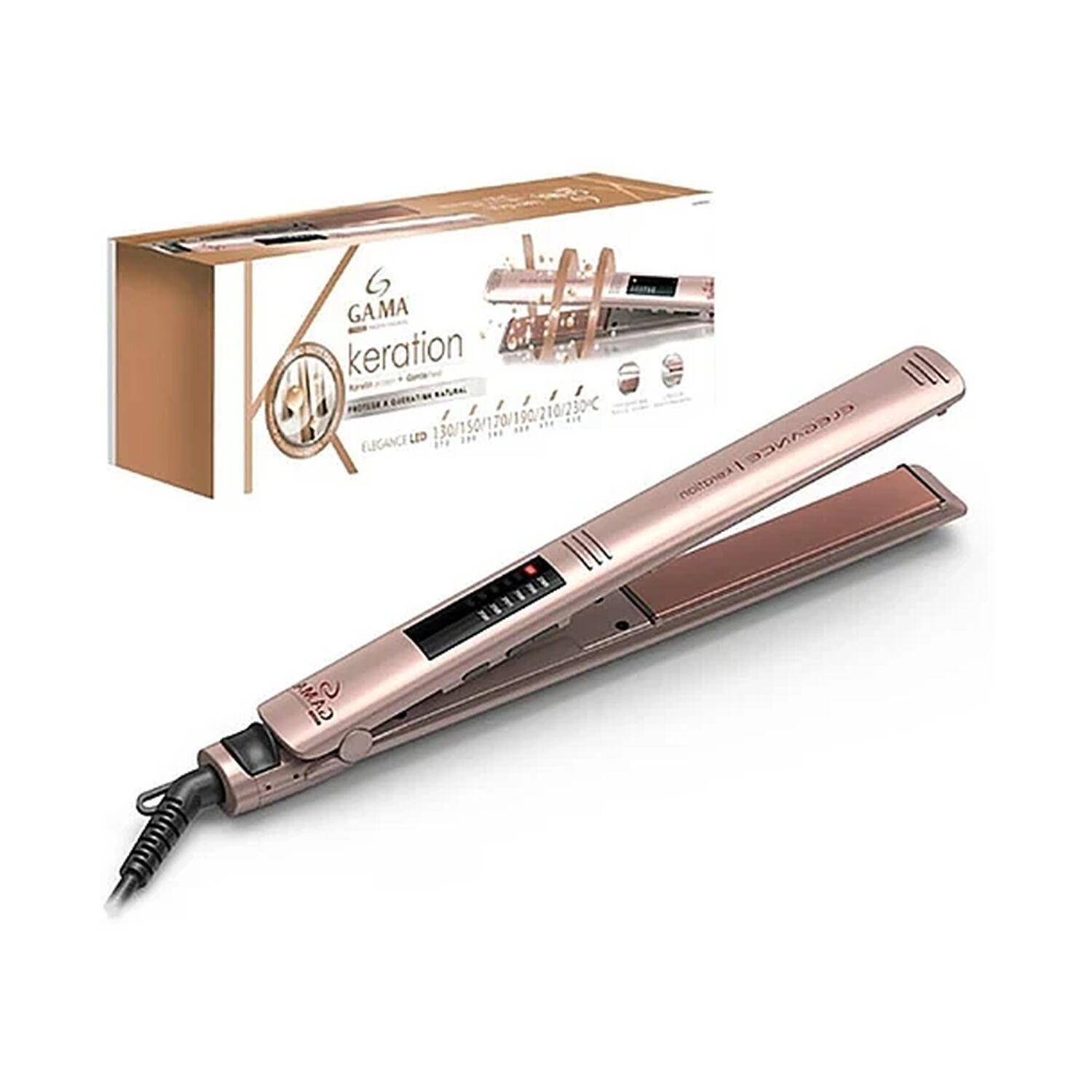 Plancha Alisadora Gama Elegance Led Keration image number 0.0