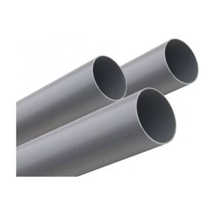 Tubo Pvc Sanitario 50mmx1mt Gris Hoffens