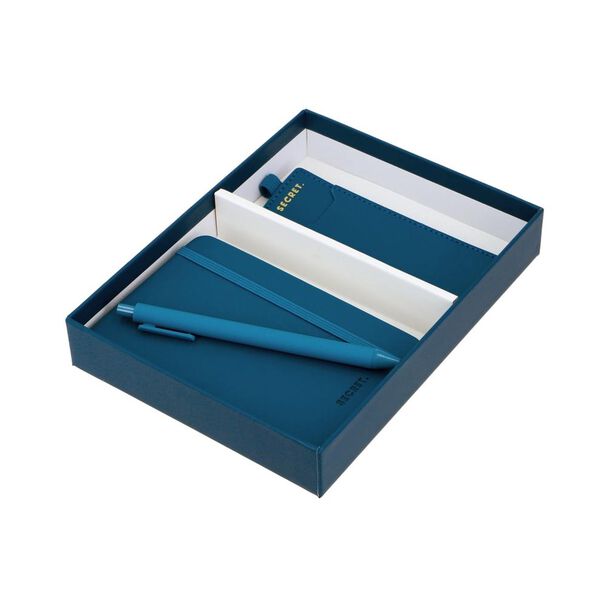Set Libreta + Separador + L&aacute;piz Secret Sintra Sc6 Azul