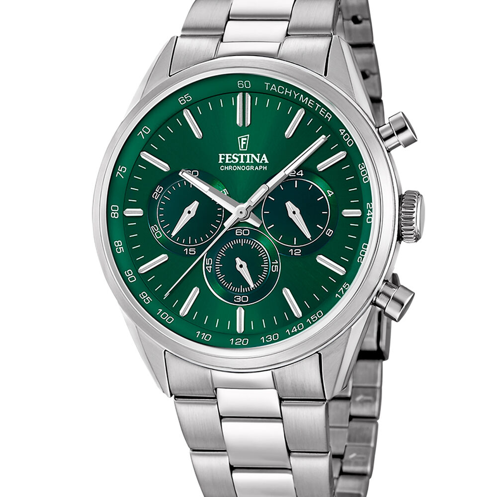 Reloj F16820/r Festina Verde Hombre Timeless Chronograph image number 0.0