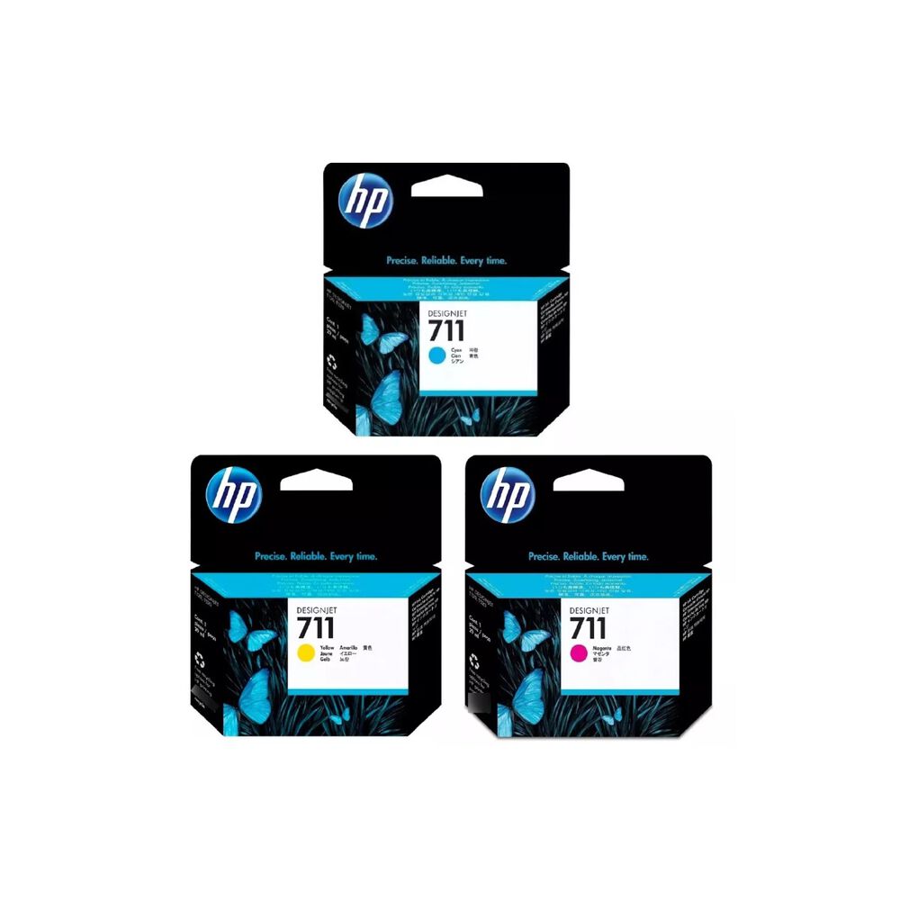 Pack 3 Cartuchos Hp 711 M/c/y Originales image number 1.0