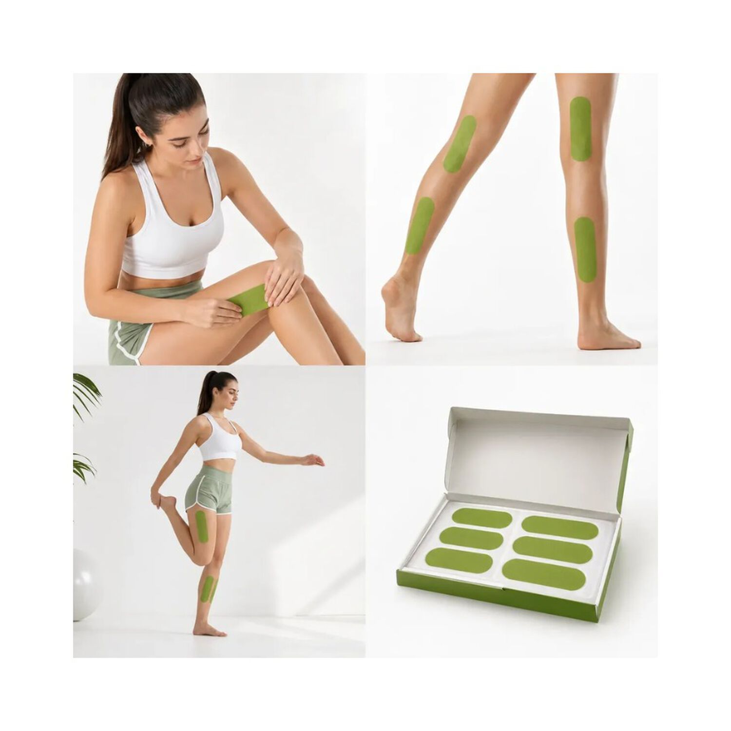 Pack De 4 Cajas (24 Unidades) Parches Reductores Coreanos Para Piernas Y Celulitis image number 2.0