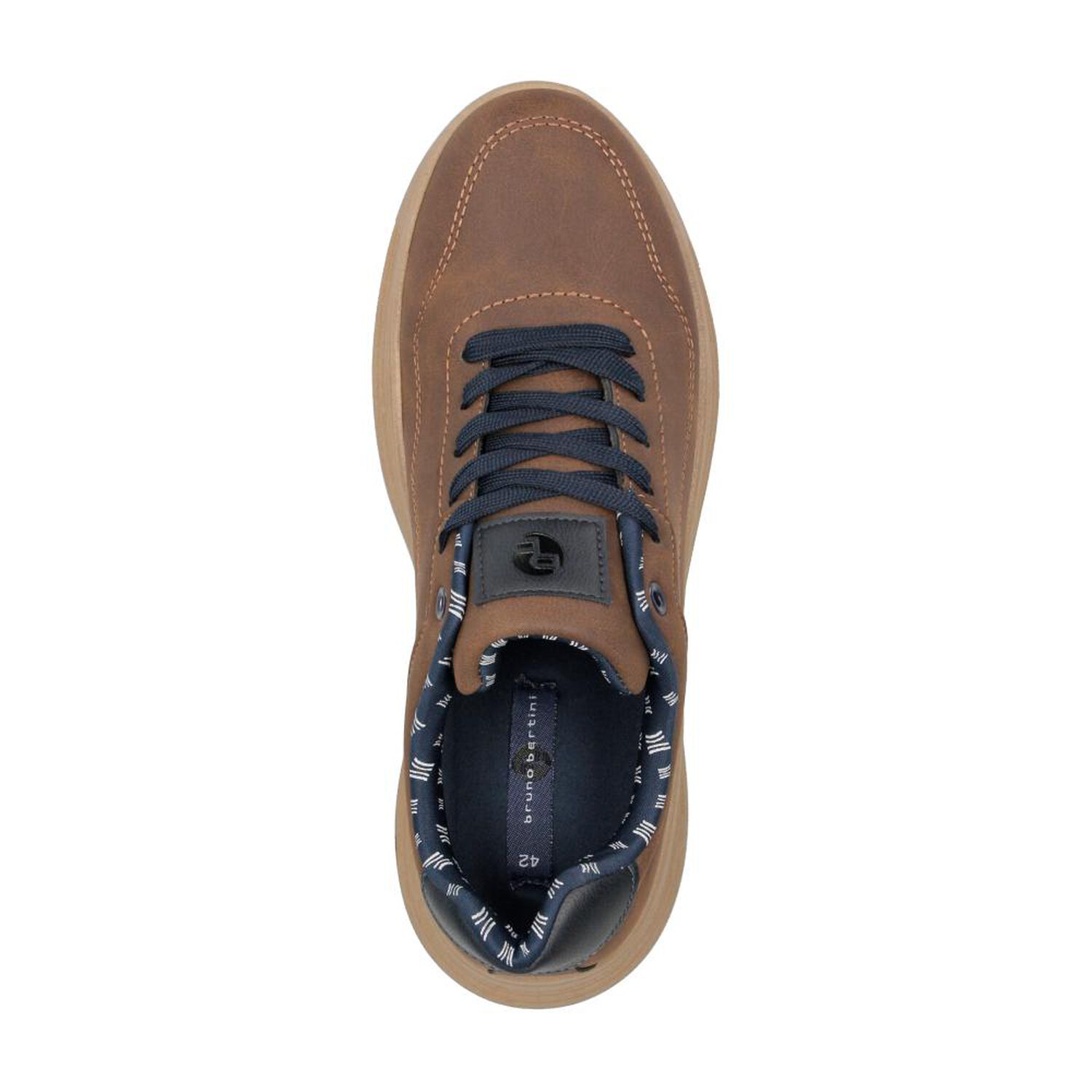 Zapato Casual Hombre Bruno Bertini Brown image number 4.0