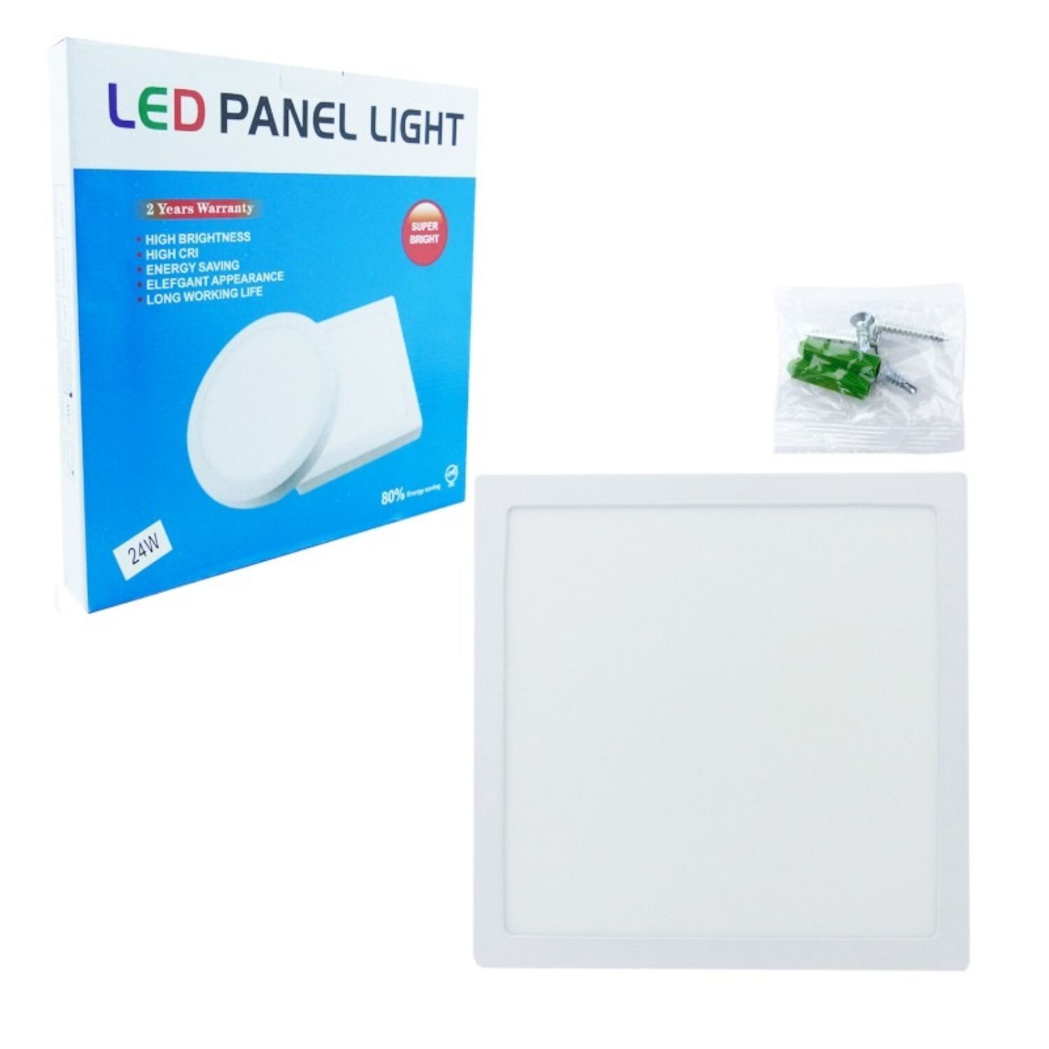 Foco Led Panel 24 Watt Sobrepuesto Cuadrado Luz Fria image number 0.0