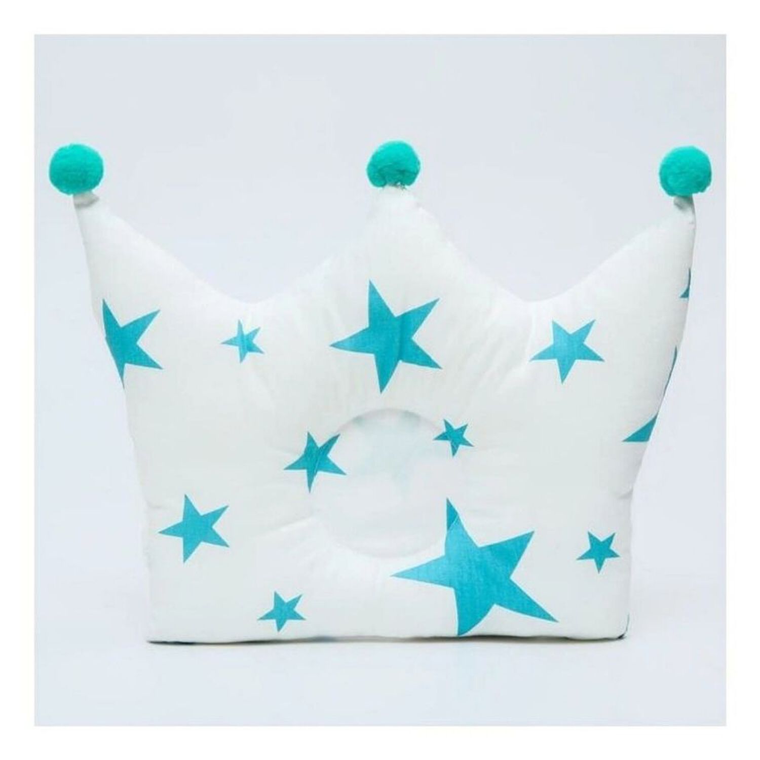 Almohada Coj&iacute;n Corona Con Relleno Algod&oacute;n Para Beb&eacute; Blanco image number 3.0