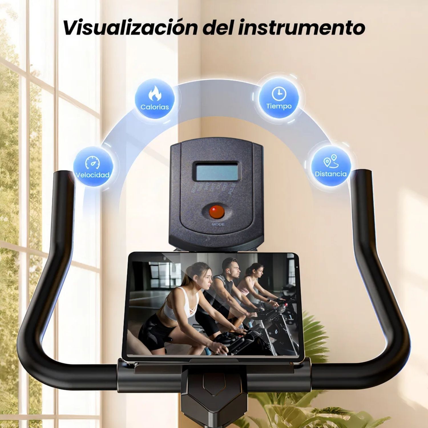 Bicicleta Spinning 6kg Resistencia Ambition image number 6.0