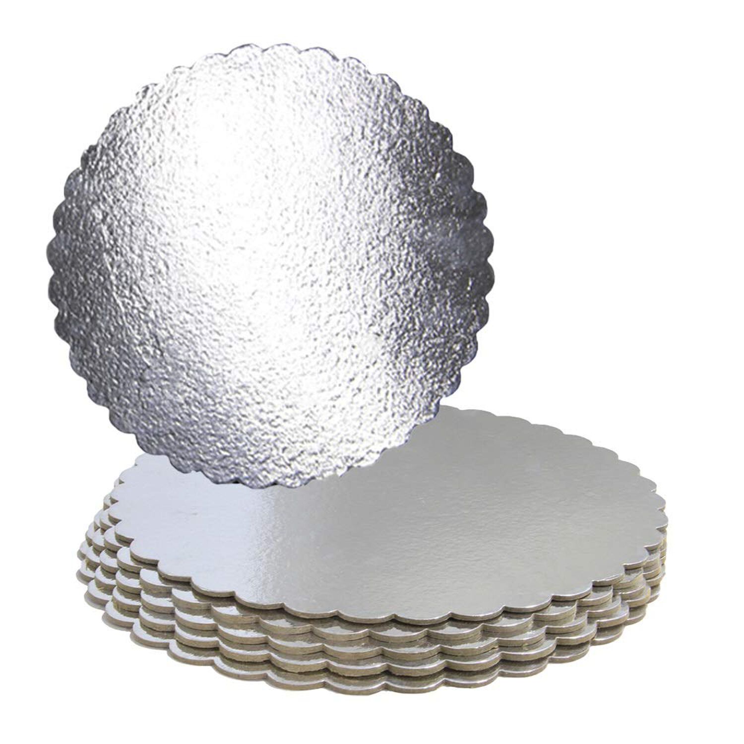 Base Tortas Redondo 22cm 6 Unidades Plateado image number 2.0