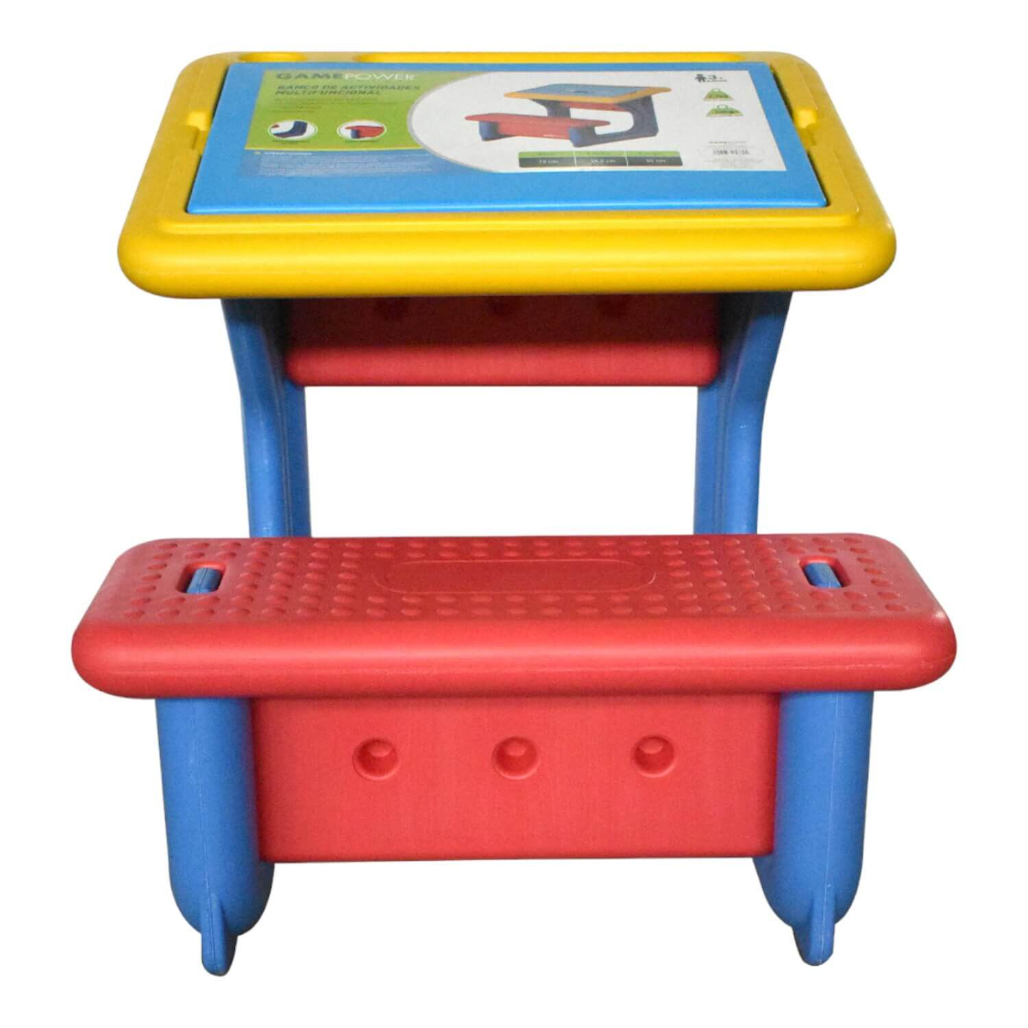 Mesa Escritorio Con Asiento Para Ni&ntilde;os 55x55x70cm Gamepower image number 2.0