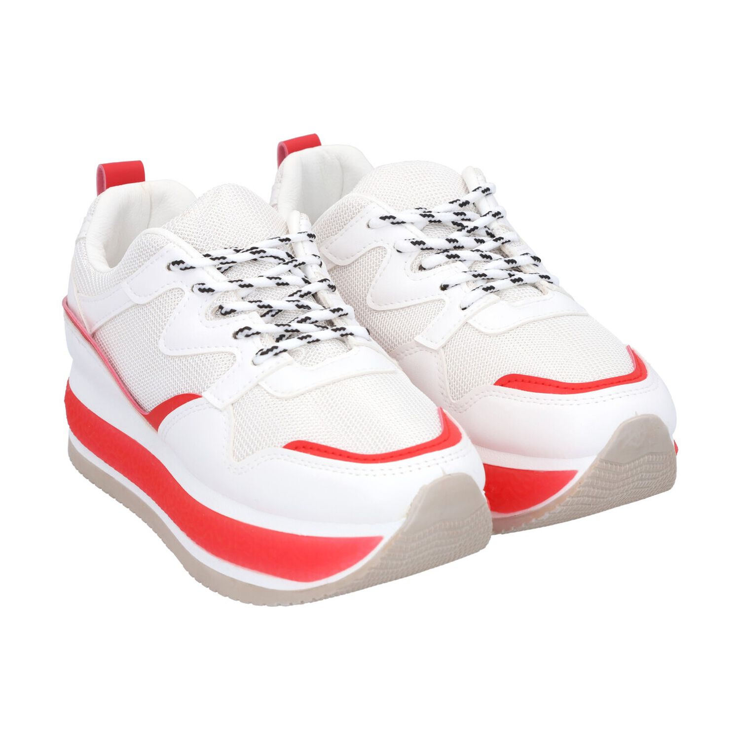 Zapatilla Urbana Mujer Blanco/fluor Amalia Police image number 3.0