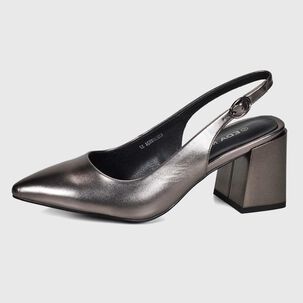 Sandalia Gadea Plateado Oscuro