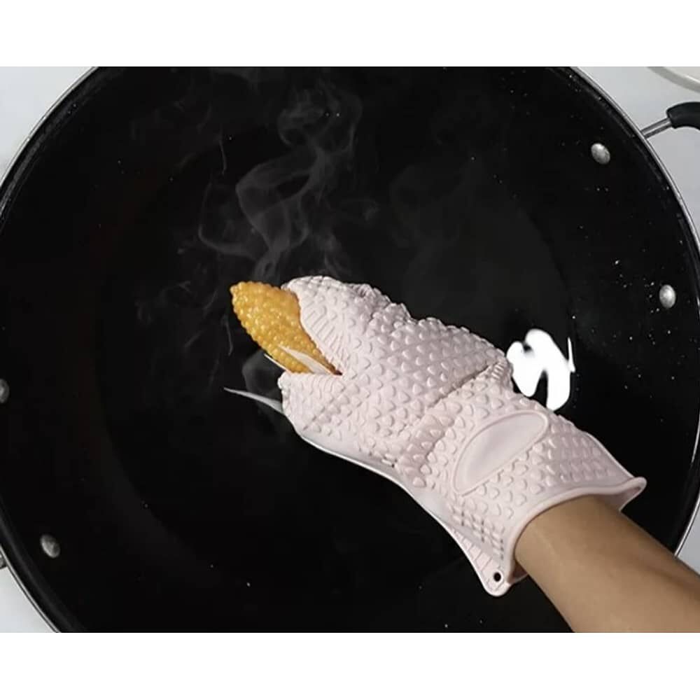 2 Guantes Manopla Protector De Calor (color Azul) Antideslizante image number 3.0