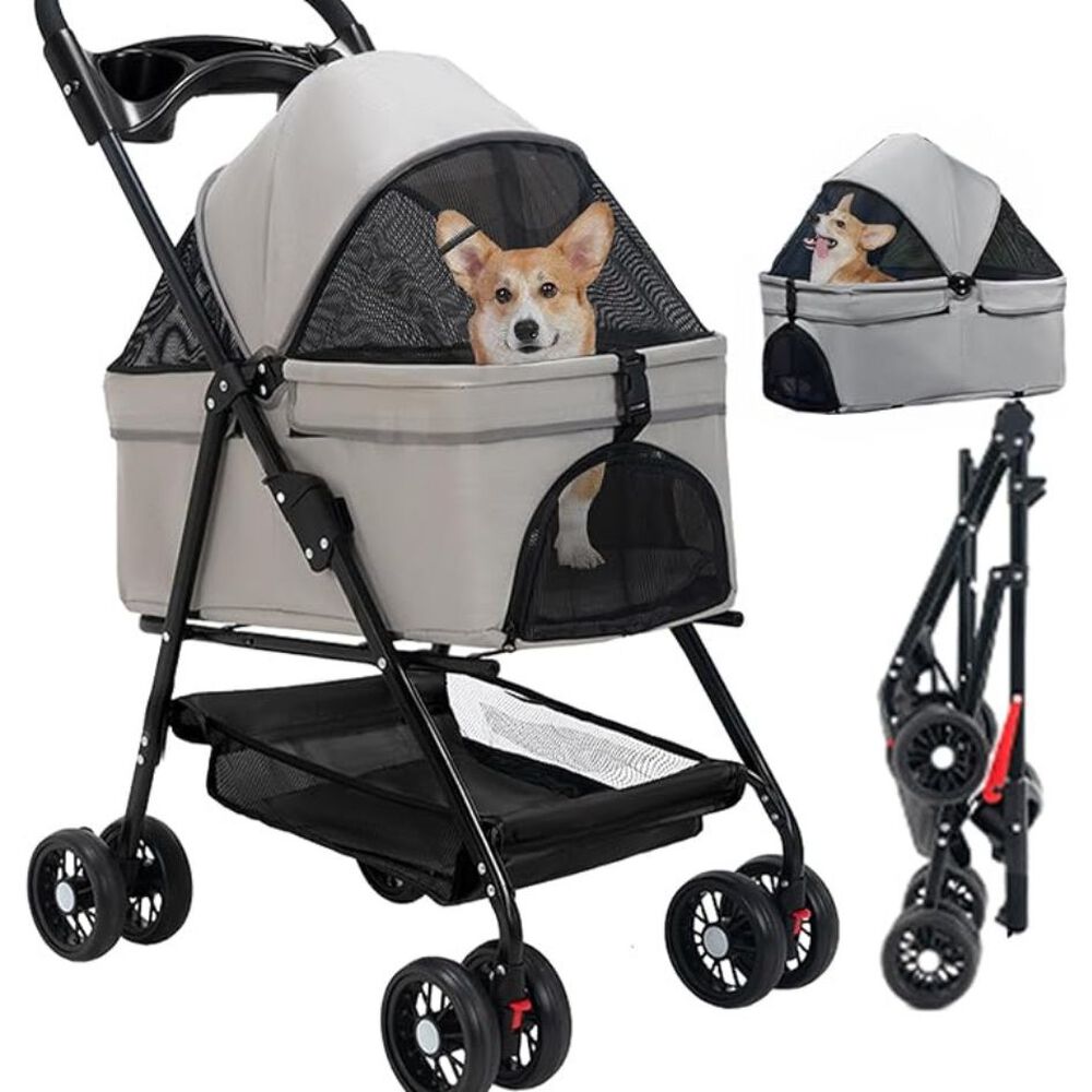 Coche Para Mascotas Raza Pequeña Plegable 20kg image number 0.0