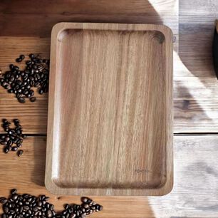 Tabla Aperetivo Madera 25x18cm Rectangular Marr&oacute;n