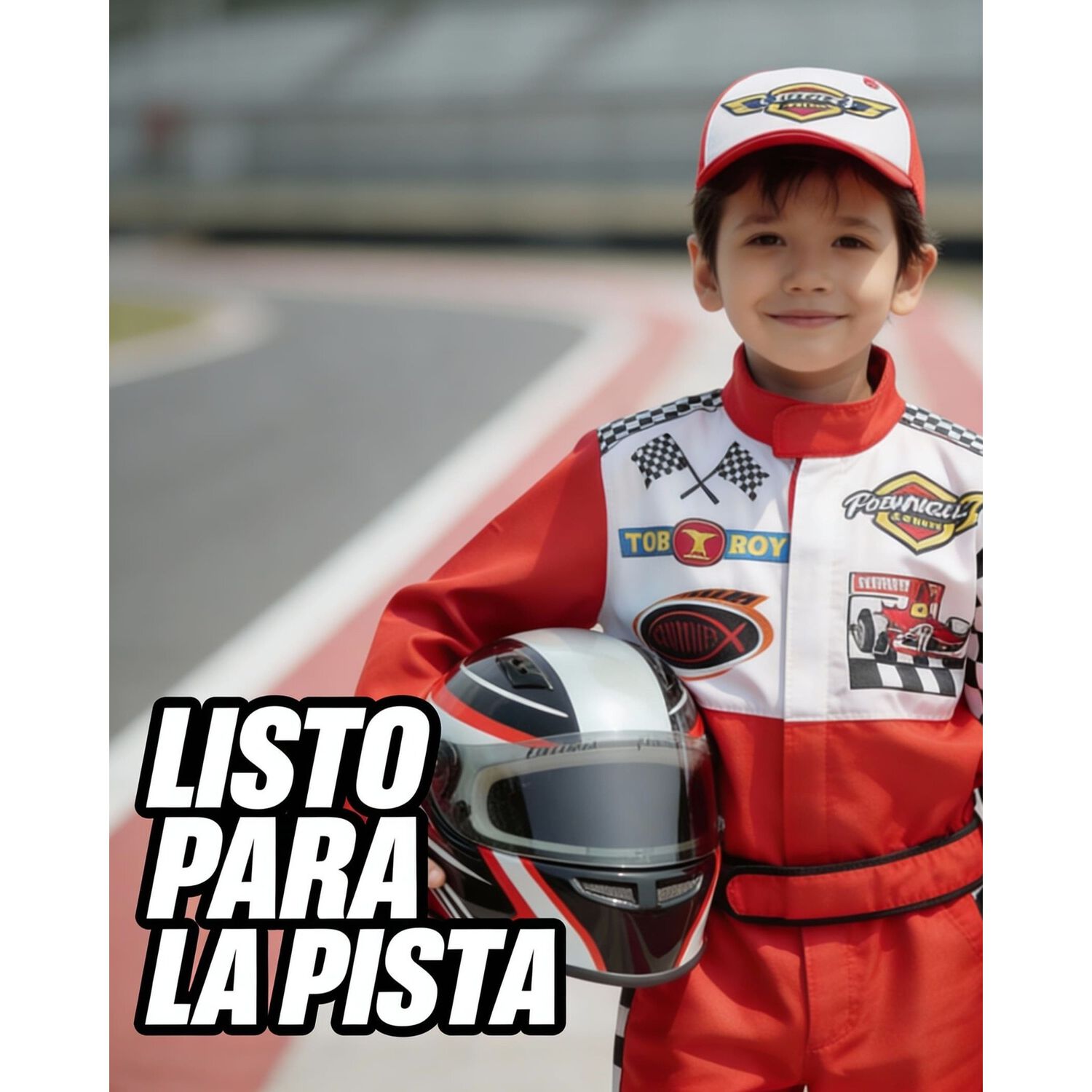 Disfraz Infantil Formula 1 Piloto image number 2.0