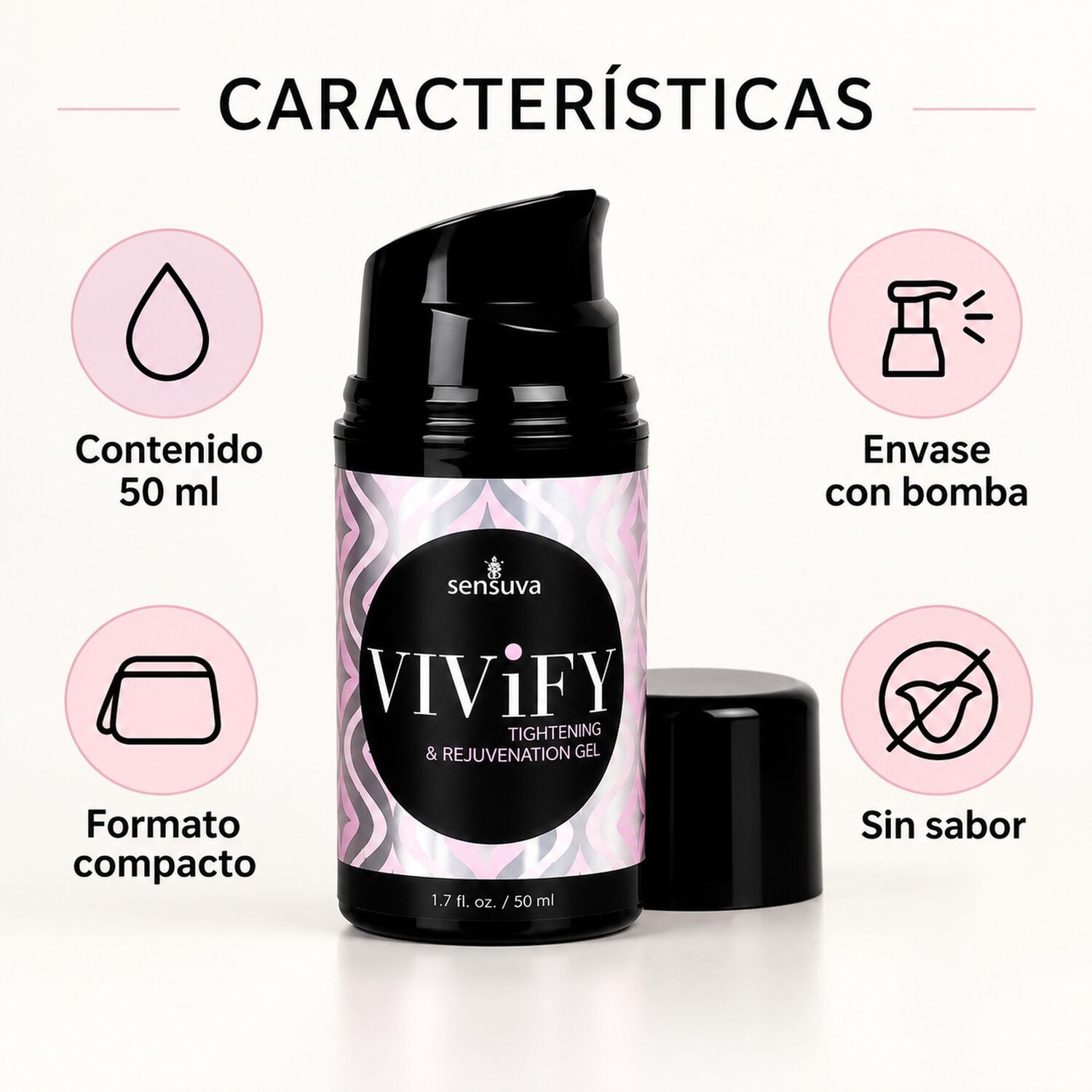 Gel &Iacute;ntimo Sensuva Vivify Reafirmante 50 Ml image number 3.0