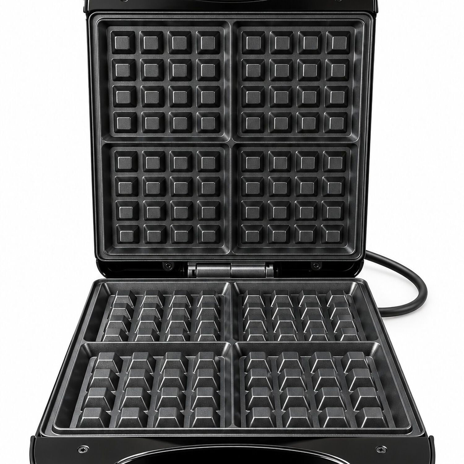 Wafflera El&eacute;ctrica Sokany 4 Waffles Cuadrados 1200w Antiadherente M&aacute;quina De Waffles Negra image number 1.0