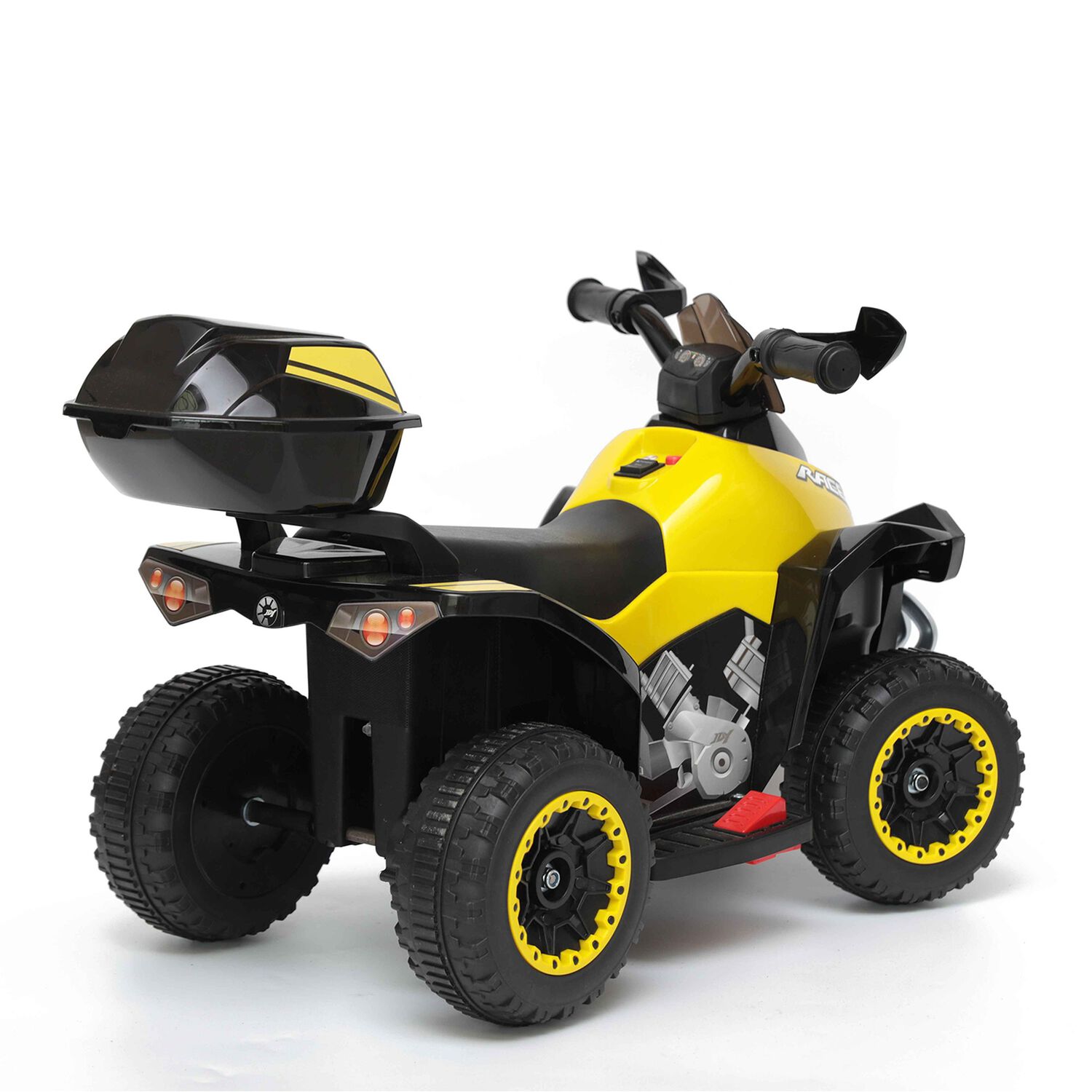 Cuatrimoto A Bater&iacute;a Quad Lx Amarilla Bebesit image number 3.0