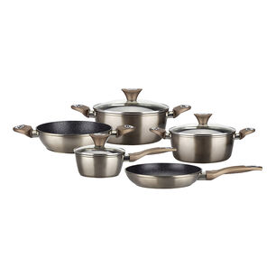 Bater&iacute;a De Cocina Marmicoc Champagne / 8 Piezas