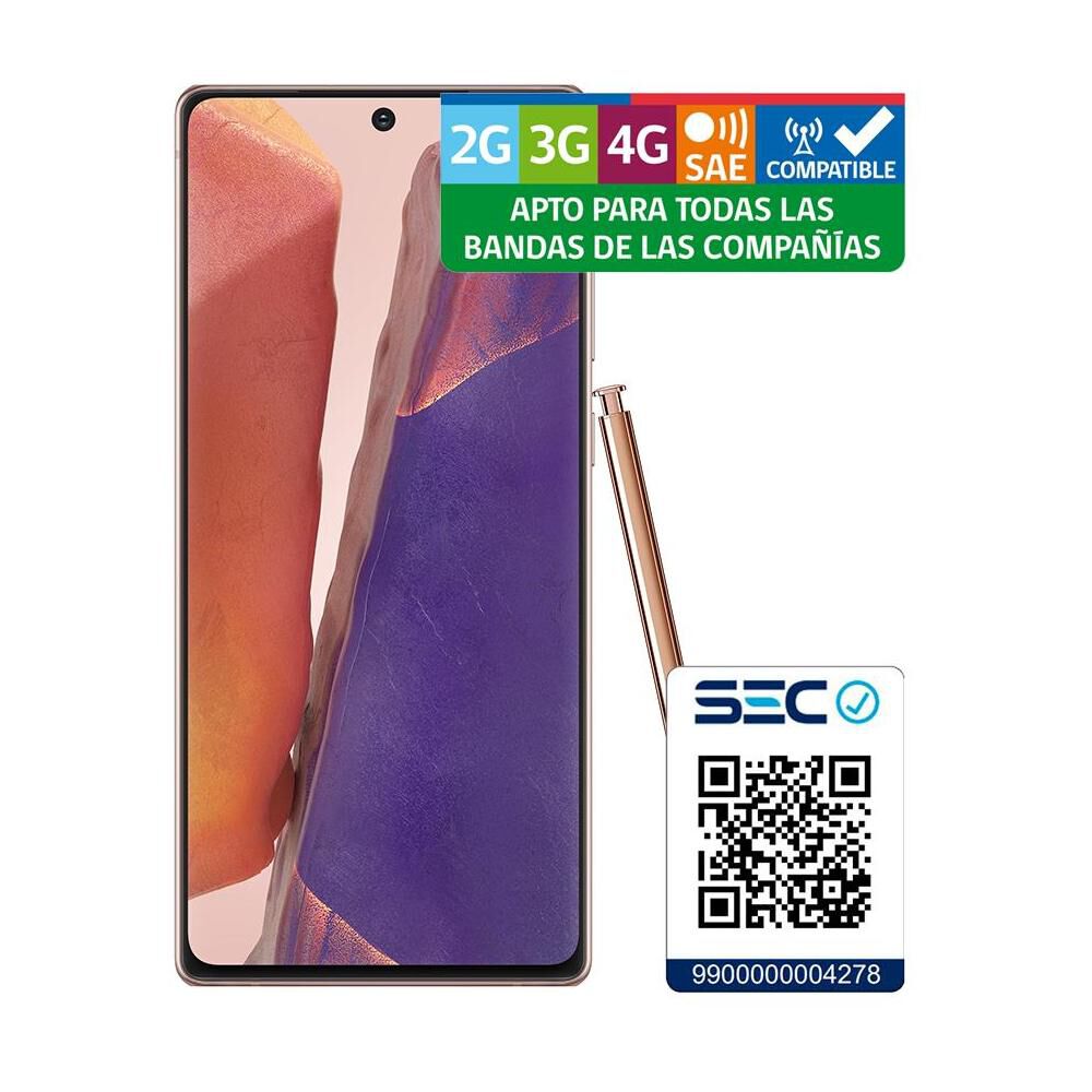 Smartphone Samsung Galaxy Note 20 Mystic Bronce / 256 Gb / Liberado image number 8.0