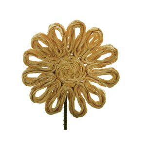 Flor Yute Natural 38 Cm Pack 6 Un.
