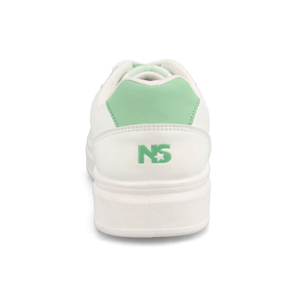 Zapatilla Mujer North Star New Skater Blanco-verde image number 2.0