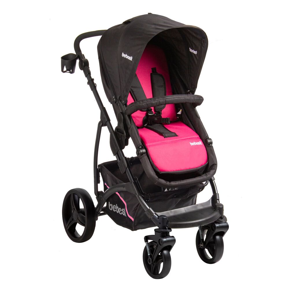 Coche Cuna Travel System Explorer Rosado image number 4.0