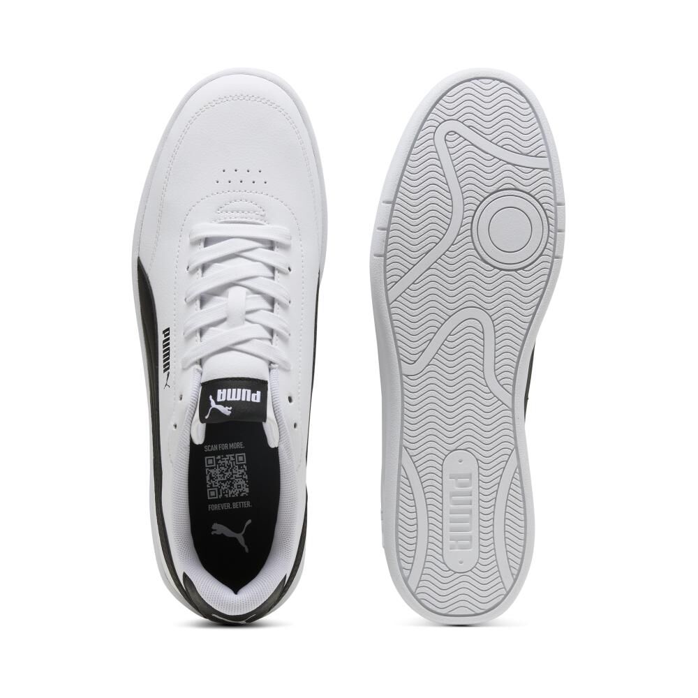 Zapatilla Urbana Hombre Puma Court Classic Blanca image number 4.0