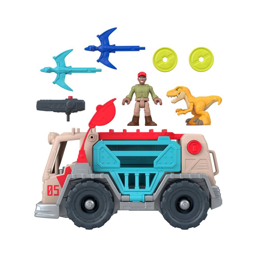 Set Imaginext Dino Raptor Rescue Tracker image number 6.0