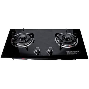 Encimera A Gas Licuado Vidrio Templado 2 Platos