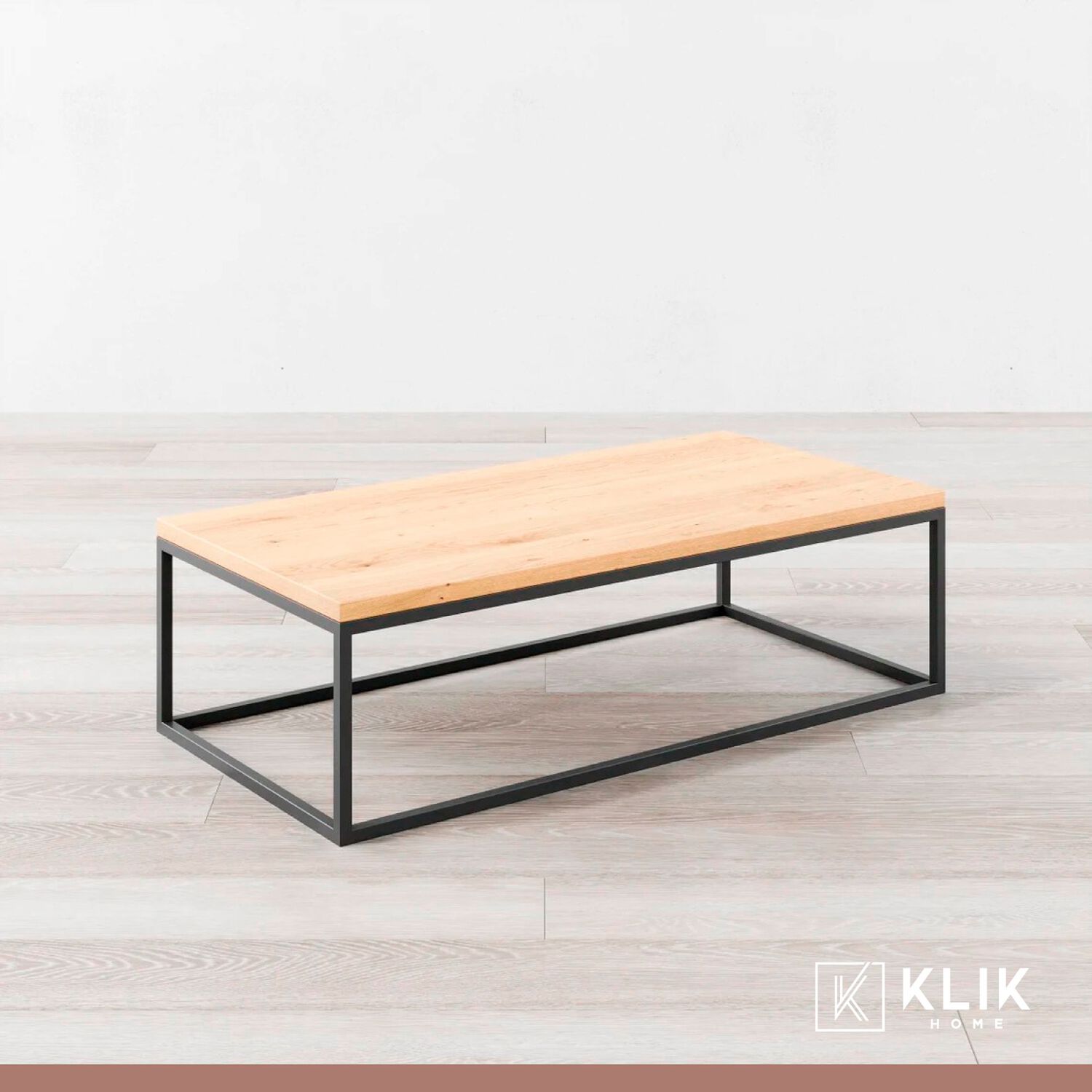 Mesa De Centro Rectangular 110x60 - Madera Clara image number 1.0