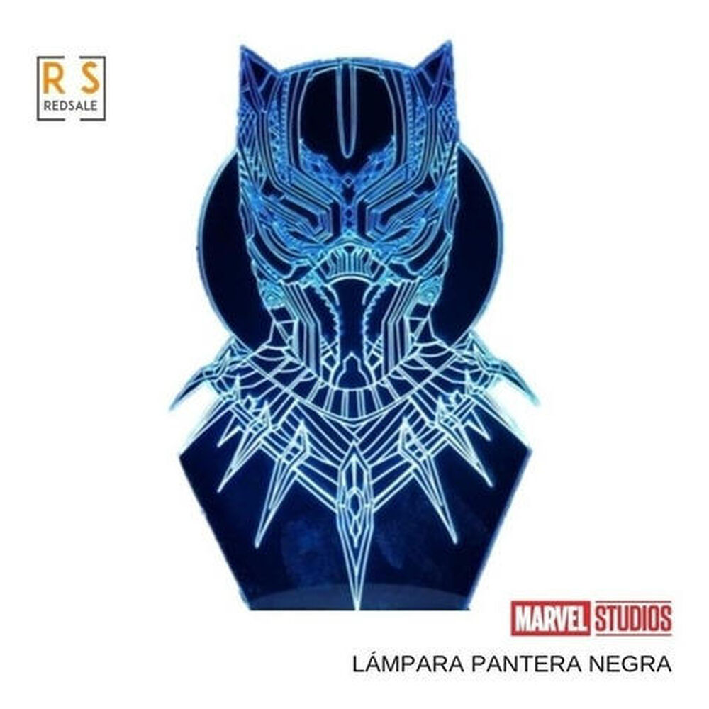 Lampara 3d Pantera Negra image number 0.0