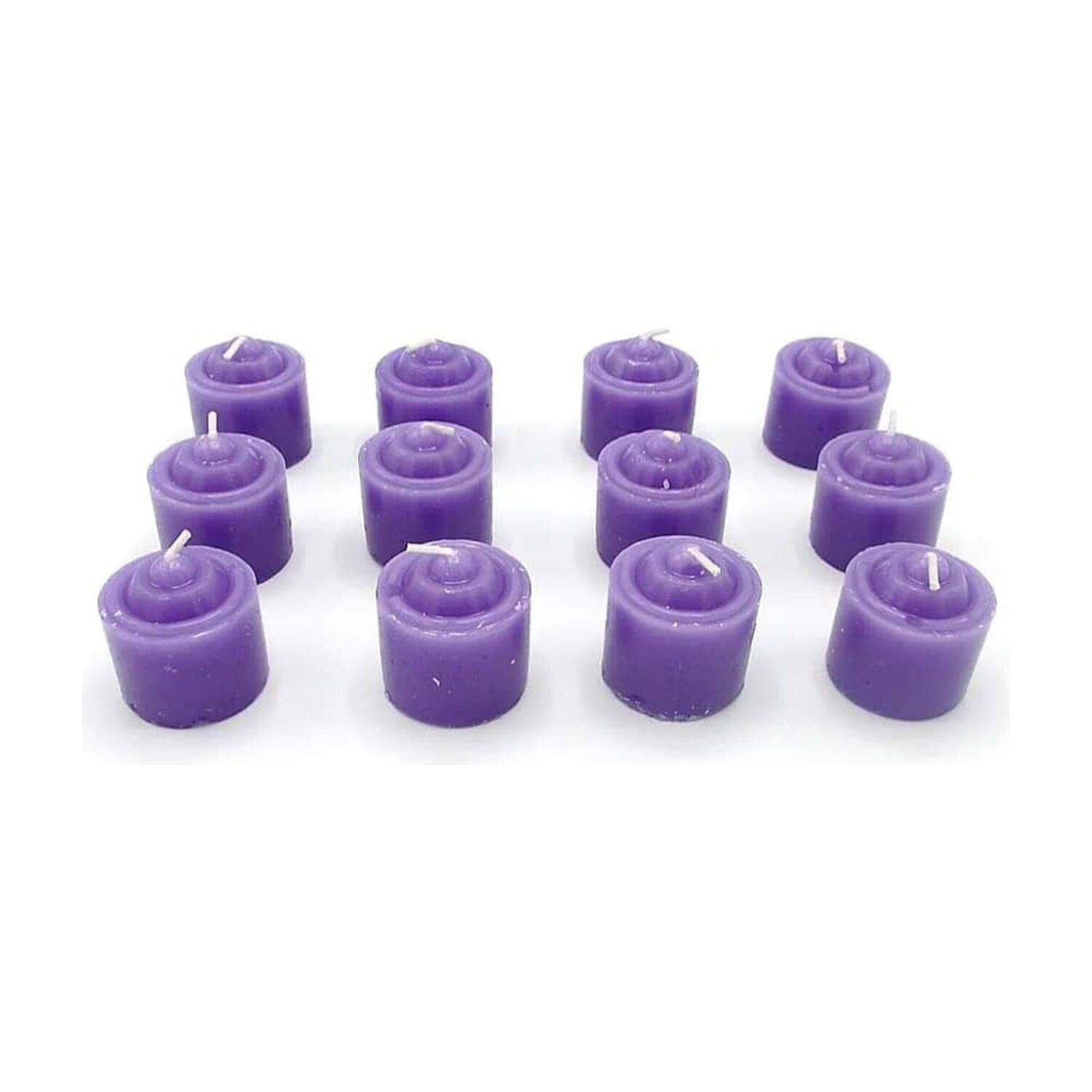 Set De 12 Velas Color Moradas image number 1.0