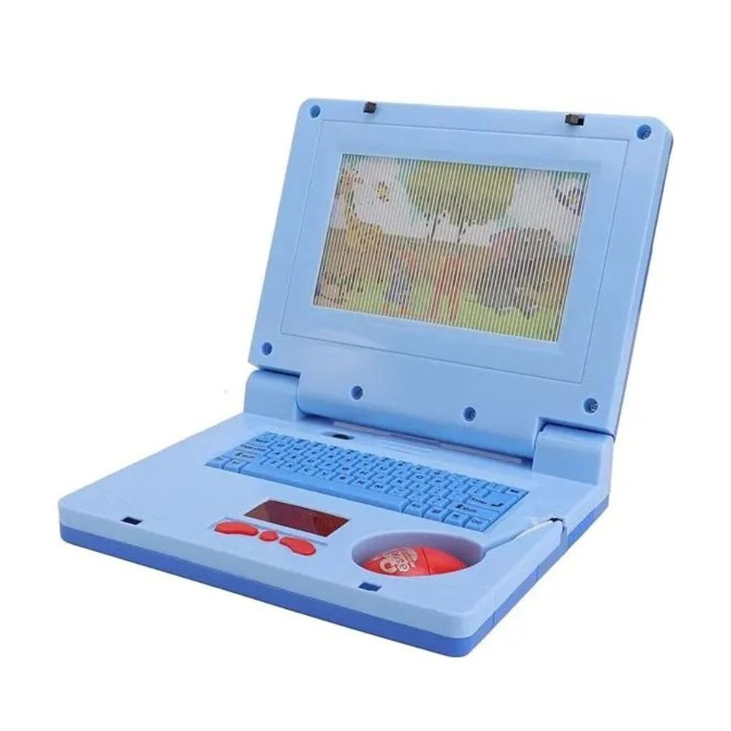 Computador De Juguete Aprendizaje Interactivo Luz Y Sonido Azul image number 0.0