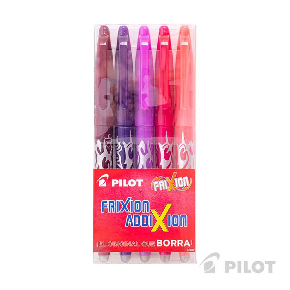 L&aacute;pices Frixion Addixion Ball 5 Unidades 5 Colores image number 0.0