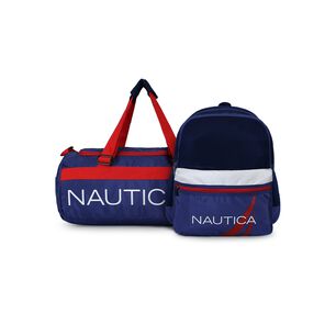 Bolso Valar + Mochila Stark Azul Nautica