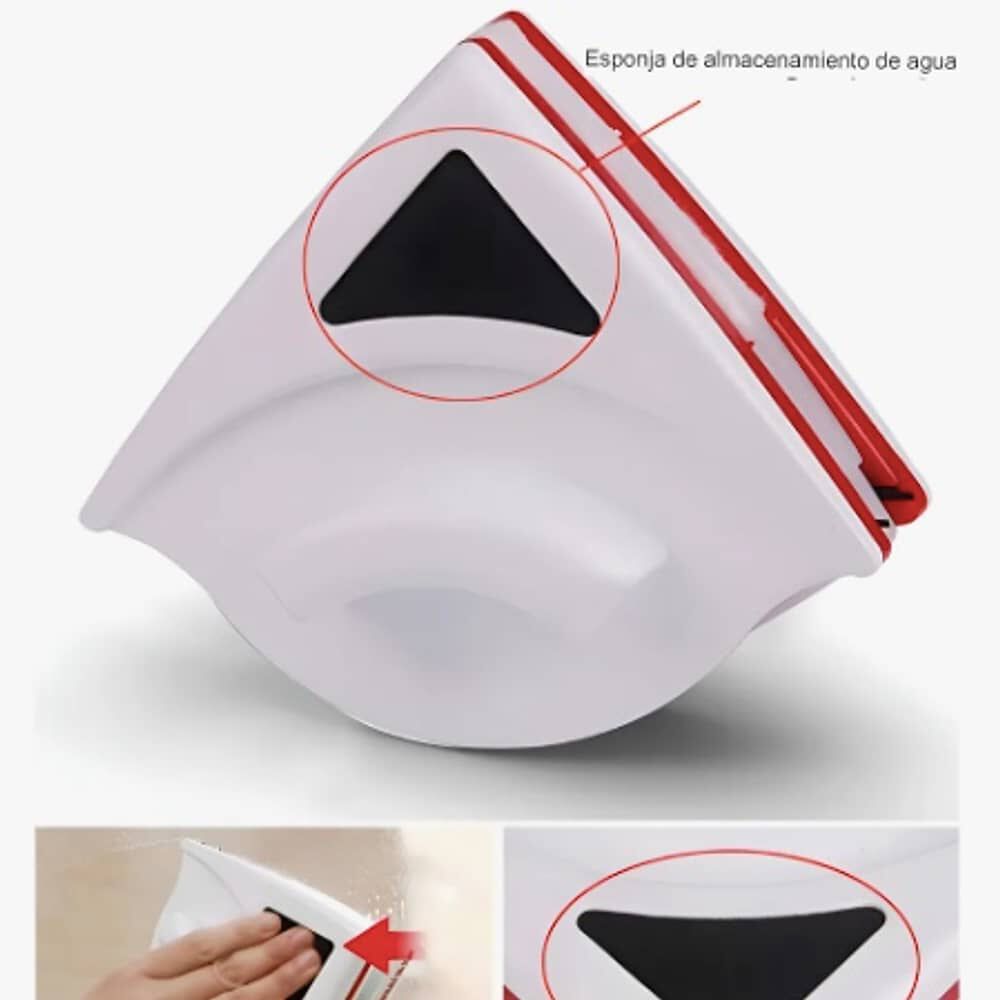 Limpia Vidrios Magnetico Limpiador De Vidrios Ventanas Hogar image number 3.0