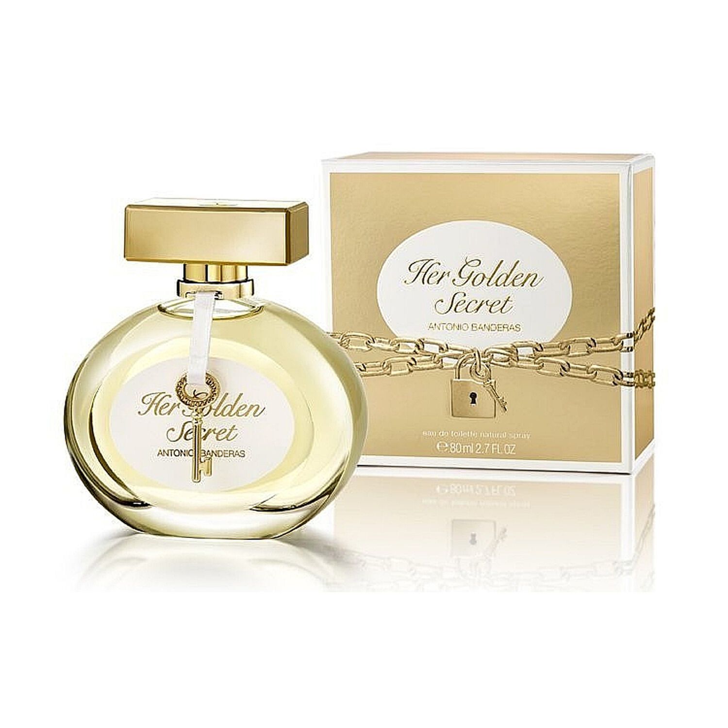 Antonio Banderas Her Golden Secret Woman Edt 80ml image number 1.0