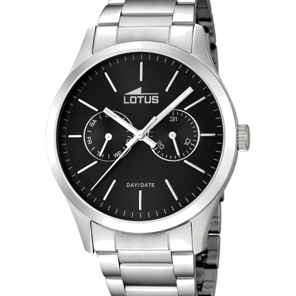 Reloj 15954/3 Lotus Negro Hombre Minimalist image number 0.0