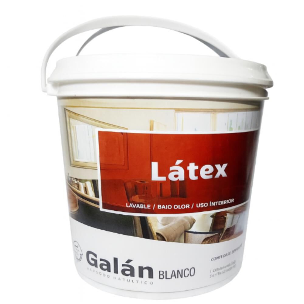 Pintura Galon Latex Blanco Mate Galan image number 0.0
