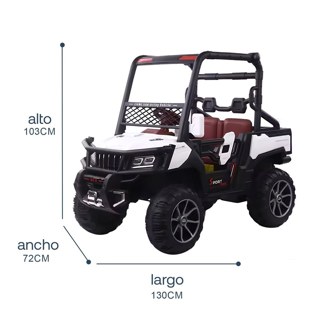 Auto A Bater&iacute;a All Road Blanco Bebesit image number 4.0