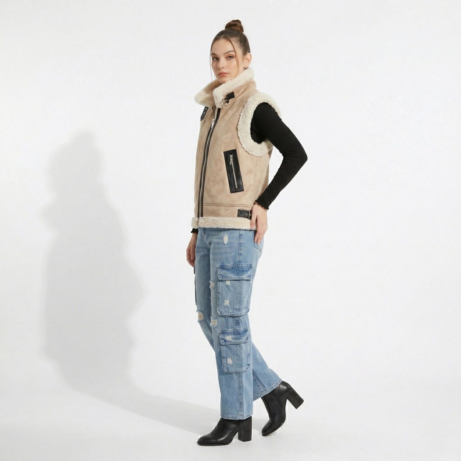 Chaleco Eco Soft Forro Chiporro Polar Mujer image number 1.0