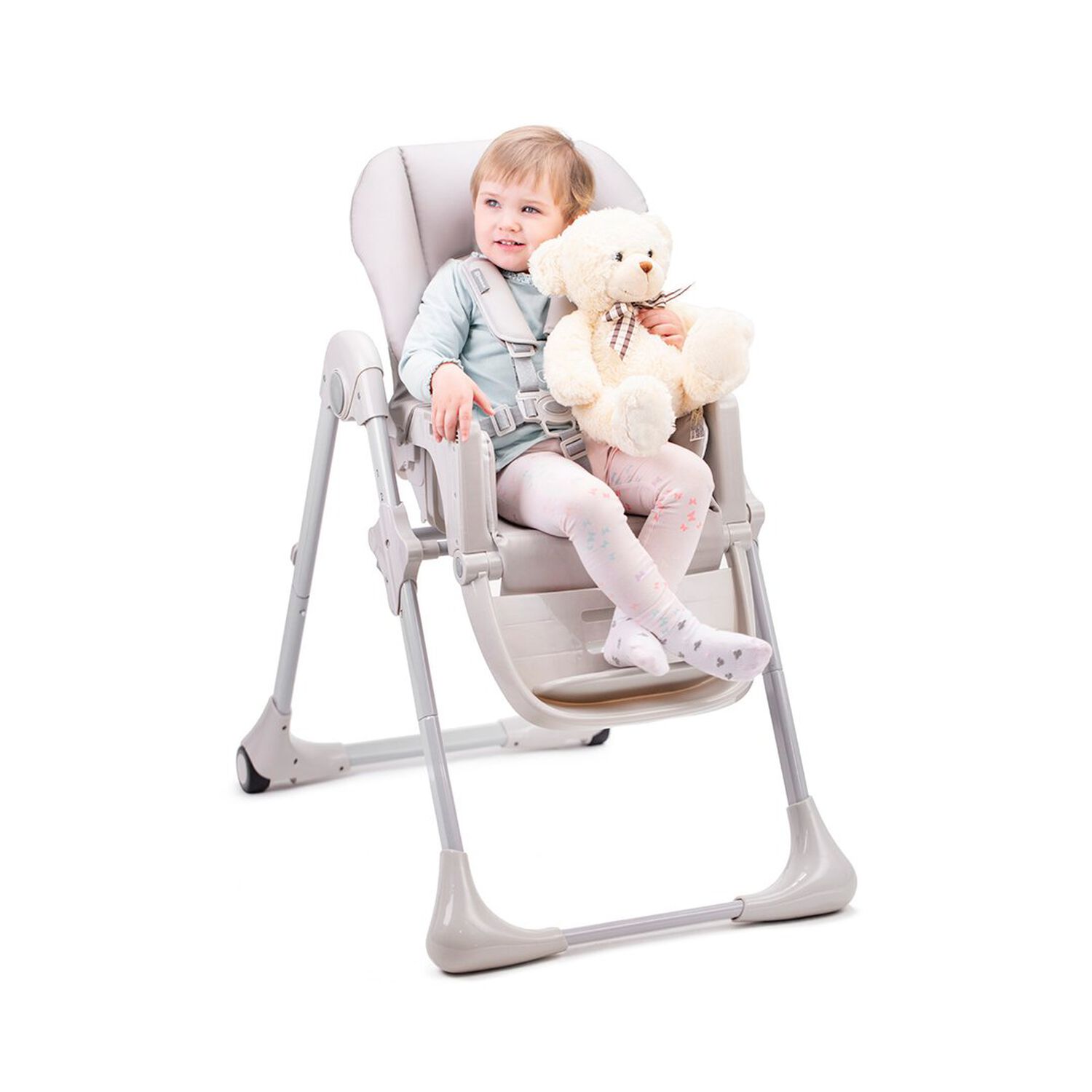 Silla De Comer Plegable Yummy Gris image number 2.0