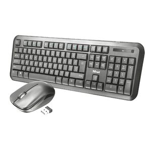 Kit Mouse Y Teclado Inalambrico Trust Nova Multiusos 2.4 Ghz