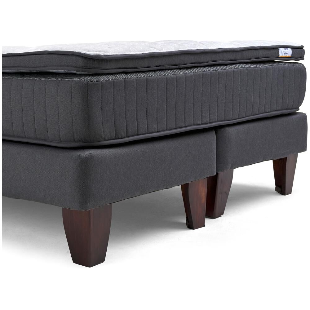 Cama Europea Drimkip Hybrida Full / Full / Base Dividida + Topper image number 3.0