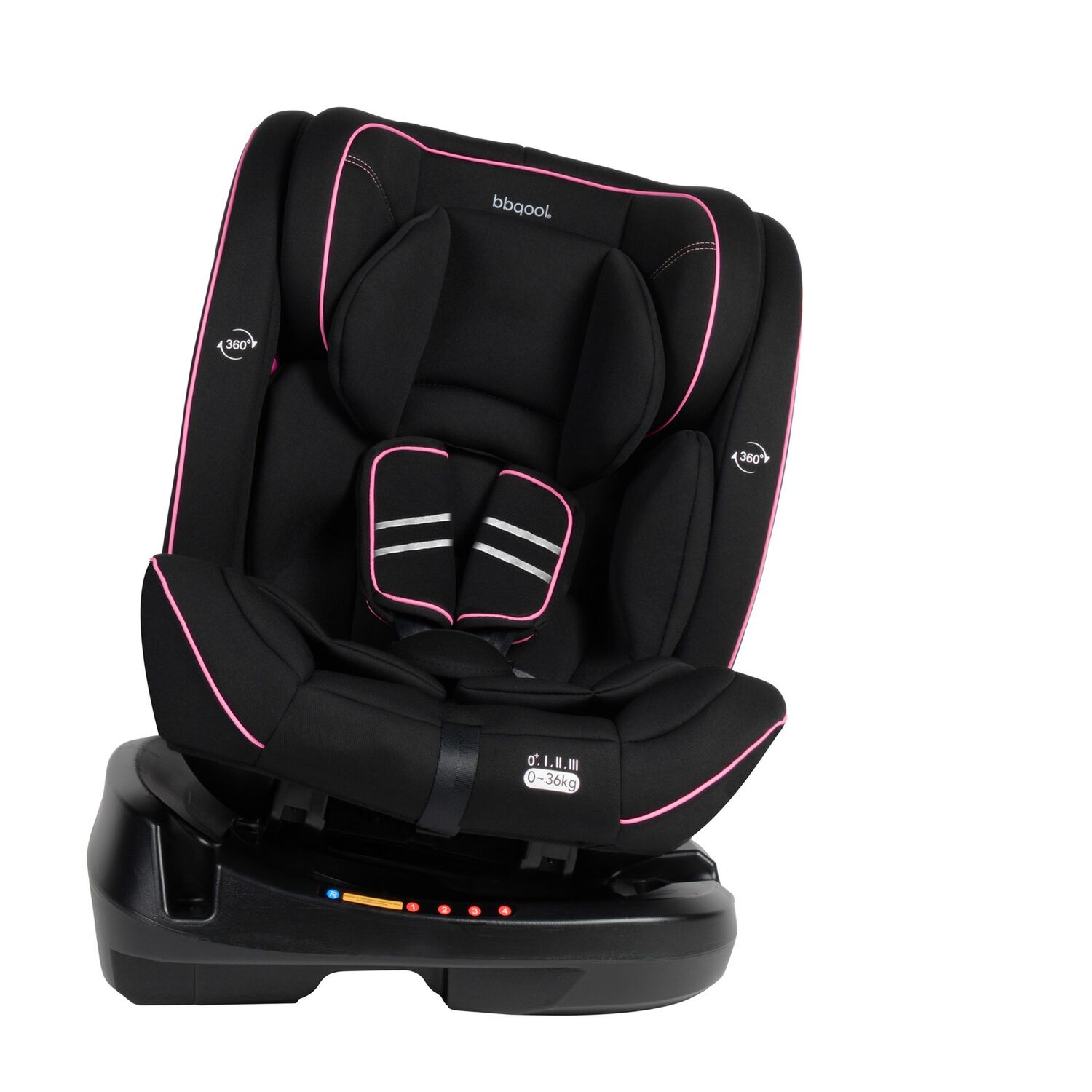 Silla De Auto Convertible Apolo 360&deg; Rosado image number 5.0